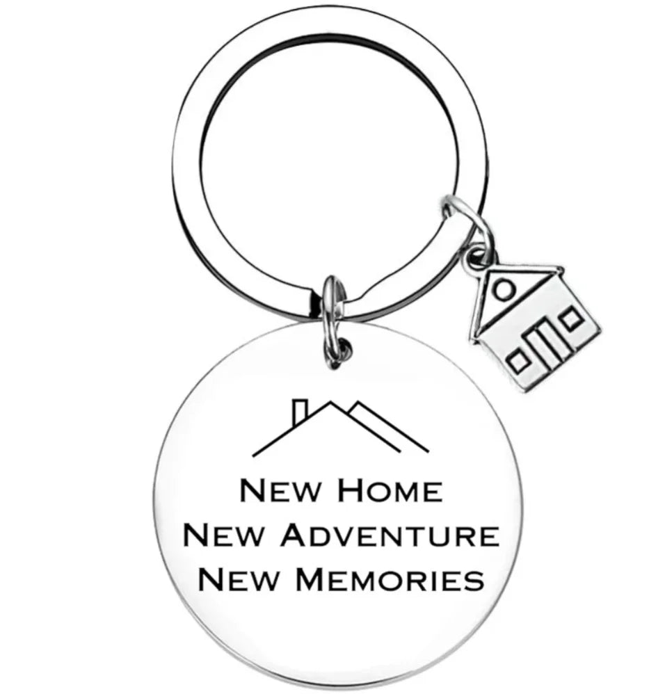 New Home Housewarming Gifts keyrings keychains House Warming Gifts New Home First Home key chains