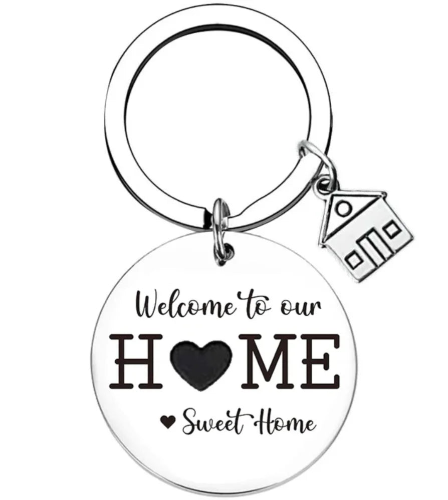 New Home Housewarming Gifts keyrings keychains House Warming Gifts New Home First Home key chains