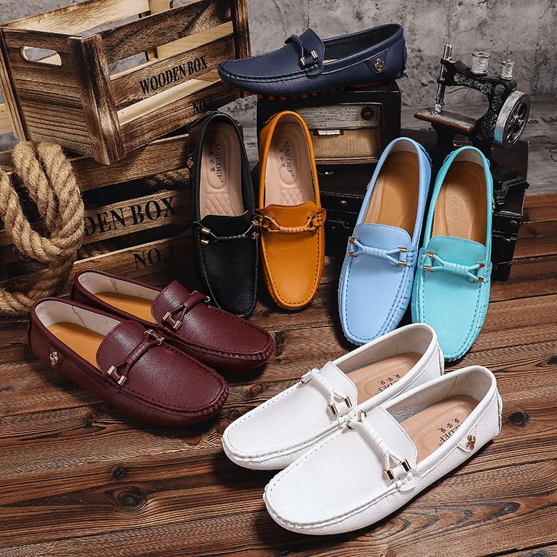 Mens Dress Shoes Men's Formal Leather Shoes for Men Elegant Casual Business Social Male Shoe Wedding Party Shoes Driving Shoe