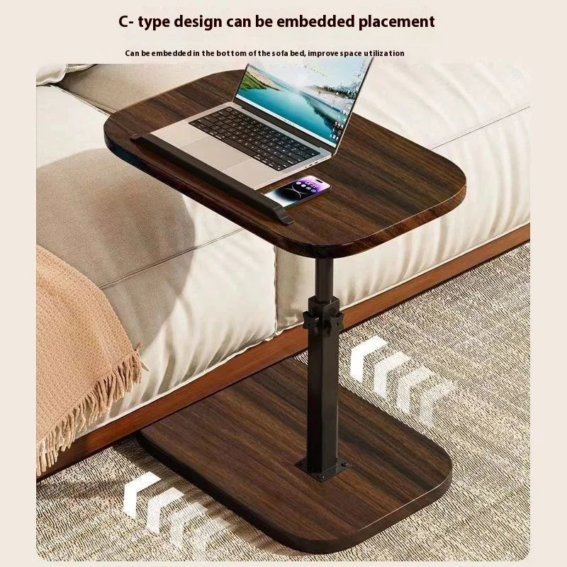 Mobile adjustable edge table Household foldable Mobile Lift Computer Desk Folding living room Desk Dormitory Bedside Table