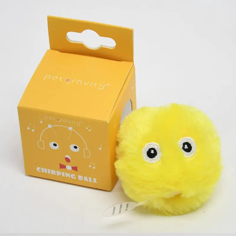 Cat Toys Balls Sound Frogs Birds Chirping Crickets EVA Balls Rolling Cat Plush Soft Self-Heeling Teaser Toys Pet Accessories