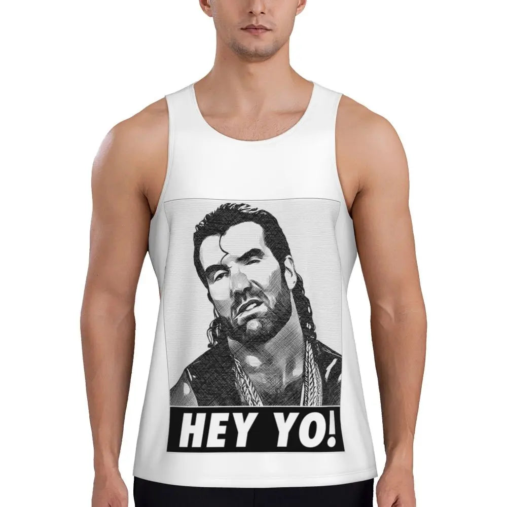 Men's Rip Razor Ramon Hey Yo Tank Top Fitness Sports Sleeveless Tops Summer Wrestling Legend Vest 3D Quick Drying Tops