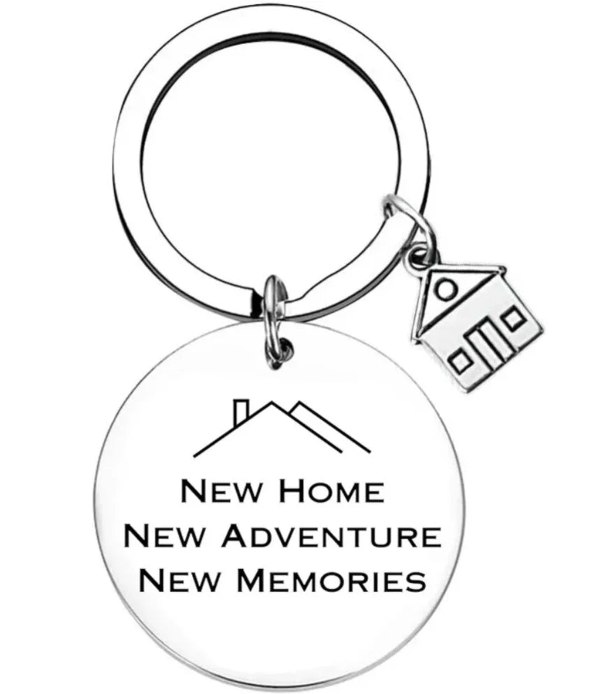 New Home Housewarming Gifts keyrings keychains House Warming Gifts New Home First Home key chains
