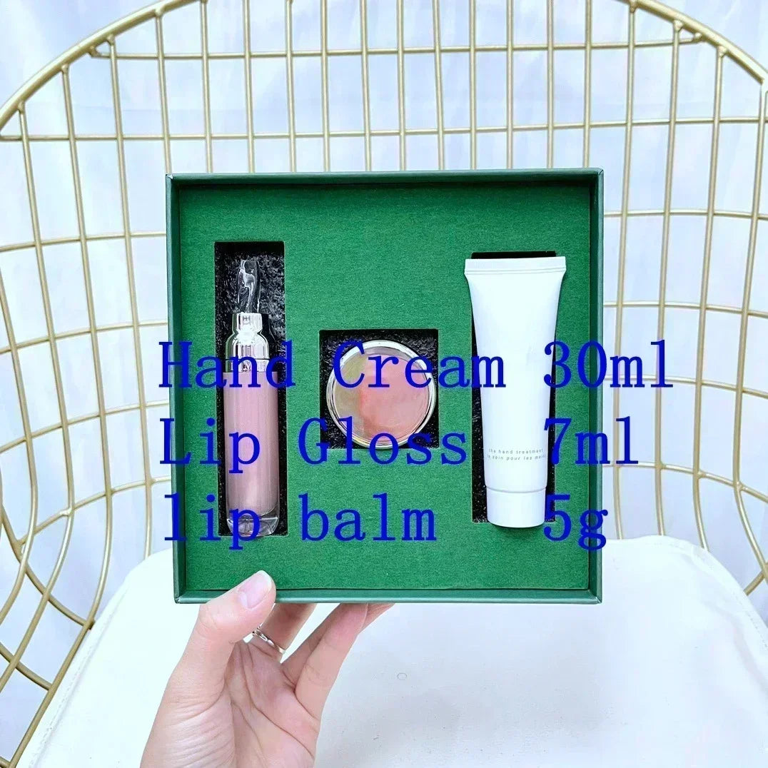 GOOD New Makeup Lip Care Set Face Cream Moisturizing /Lip Oil/ Lip Balm/Hand Cream Cosmetics Moisturize