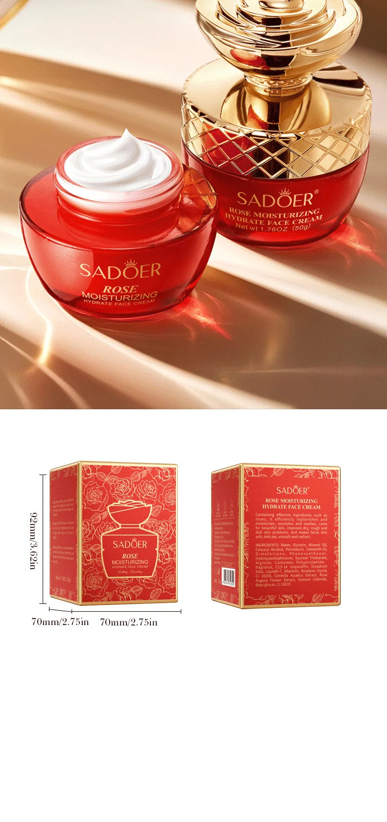 Cream Moisturizer Facial Cream Improve Dry And Rough Skin Cosmetics For Face Cream Skin Care