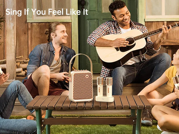 Divoom SongBird-HQ Portable Bluetooth Speaker Home Home Ktv Sound Set Home Karaoke Speakers Microphone Karaoke Microphone
