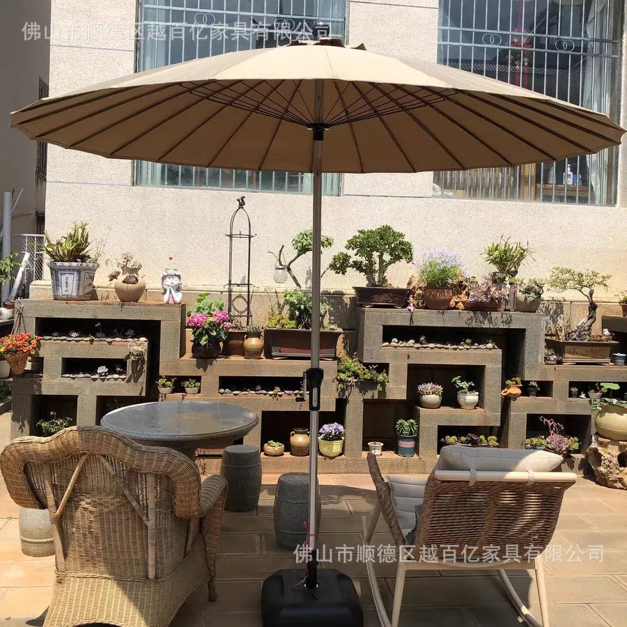 Cross-border outdoor mid-column outdoor sun camping courtyard leisure B & B garden
