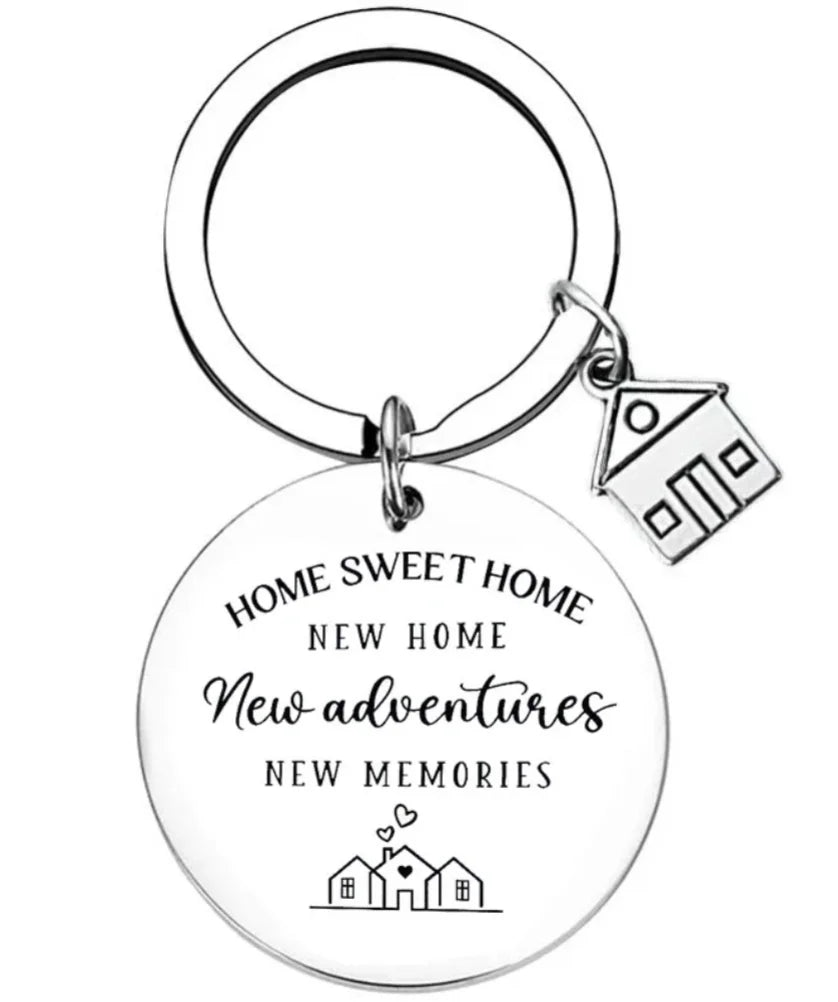 New Home Housewarming Gifts keyrings keychains House Warming Gifts New Home First Home key chains