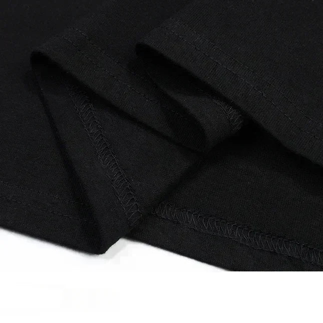 Men T Shirt for Women 2025 New Sports Style Summer High-end Feeling Cool and Loose Pure Cotton Heavyweight Clothes Tops Moto