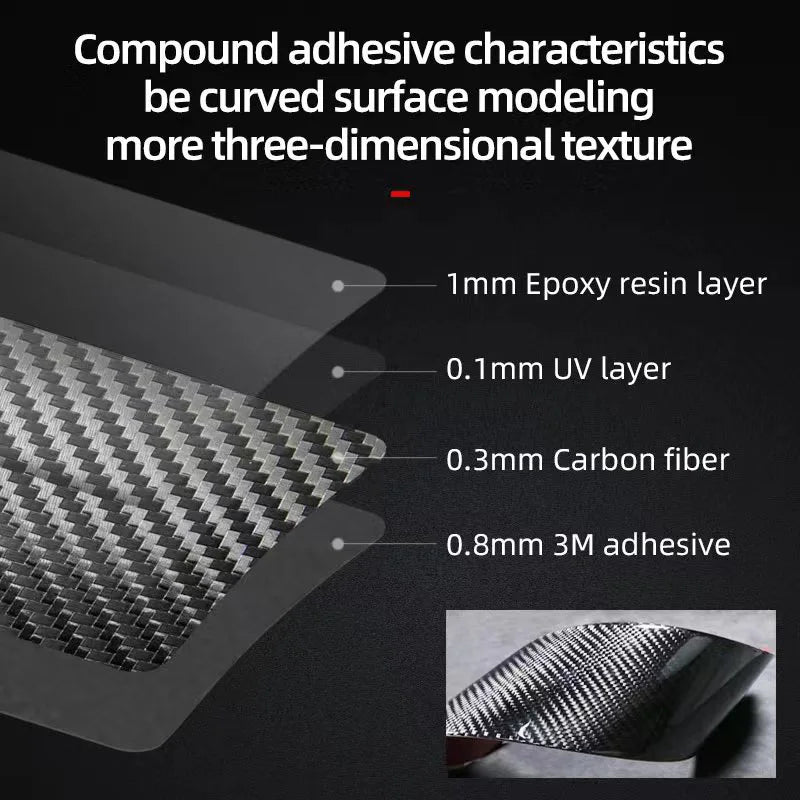 For Mazda 3 2004-2009 Accessorie Carbon Fiber Car Center Console Gear Shifter Panel Frame Trim Cover Interior Decoration Sticker