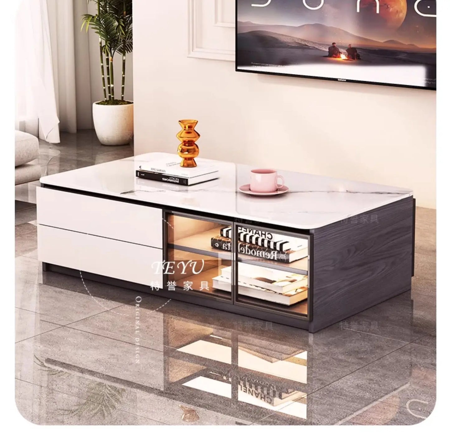 Modern Wood TV Stand