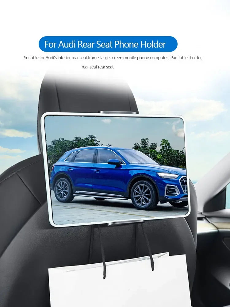 For Audi Q7 Q5 Q6 A7 A6 A4 A3 Q3 4 A5 Q8 in car rear seat mobile phone iPad tablet holder Car accessories