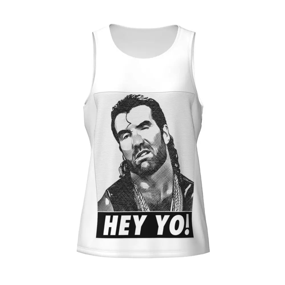 Men's Rip Razor Ramon Hey Yo Tank Top Fitness Sports Sleeveless Tops Summer Wrestling Legend Vest 3D Quick Drying Tops