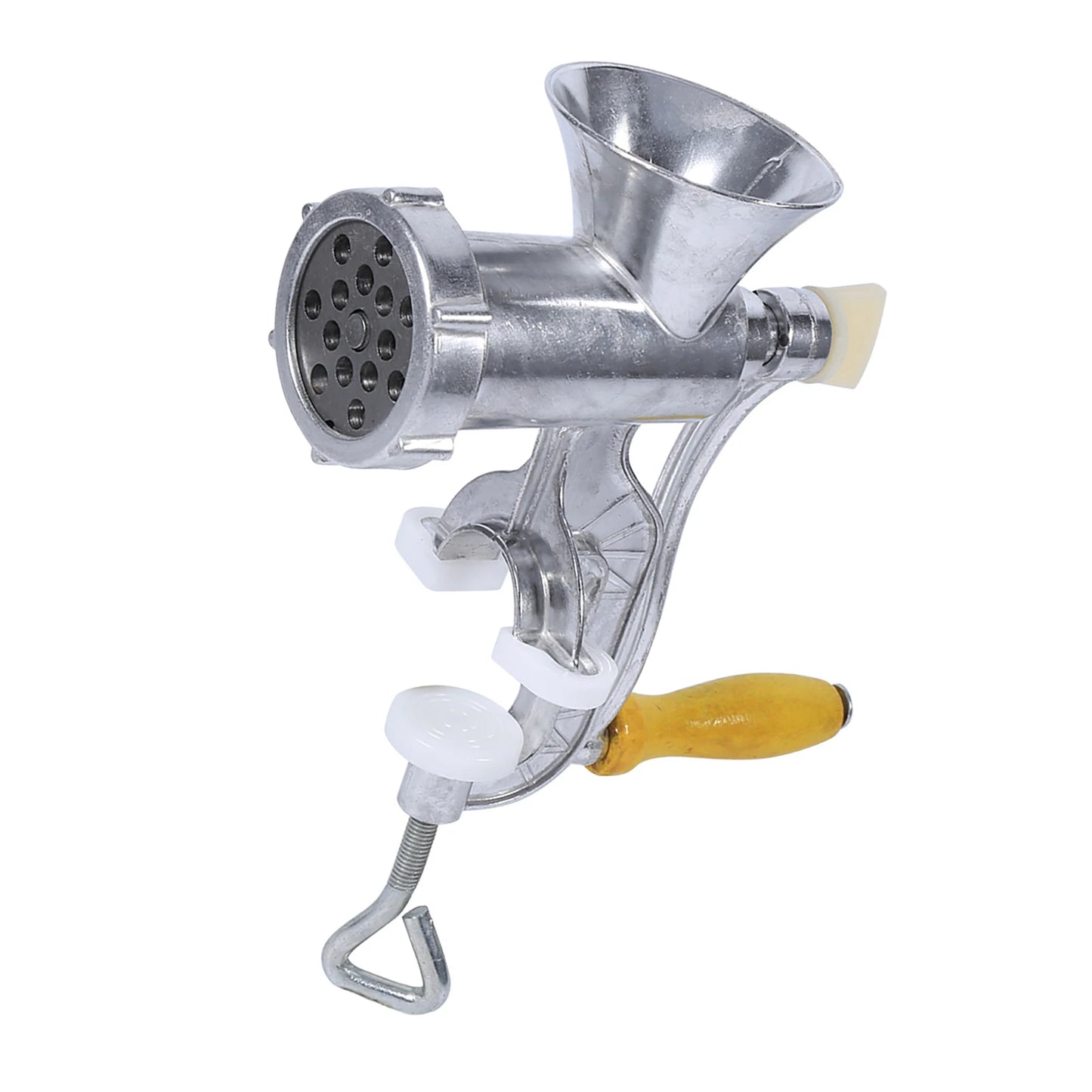Home Kitchen Tool Aluminium Alloy Hand Operate Manual Meat Grinder Sausage Beef Mincer Table Kitchen Home Tool Home Meat Grinder