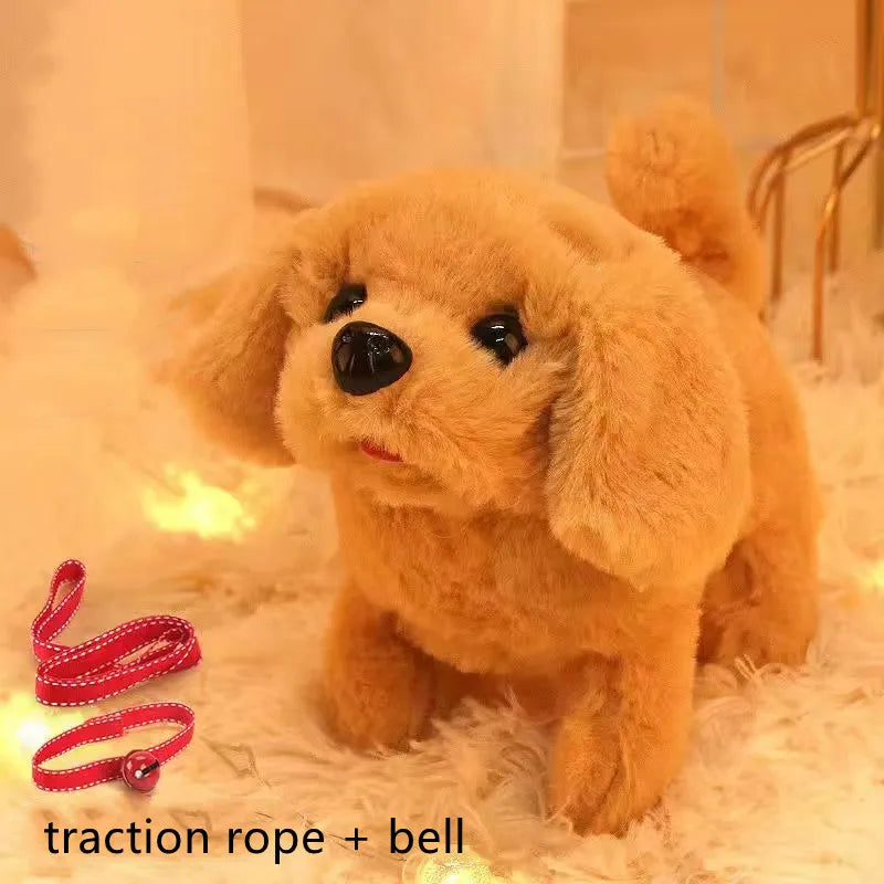 Baby Toy Dogs That Walks and Barks Tail Wagging Plush Interactive Electronic Pets Puppy Montessori Toys for Girls Toddlers Kids