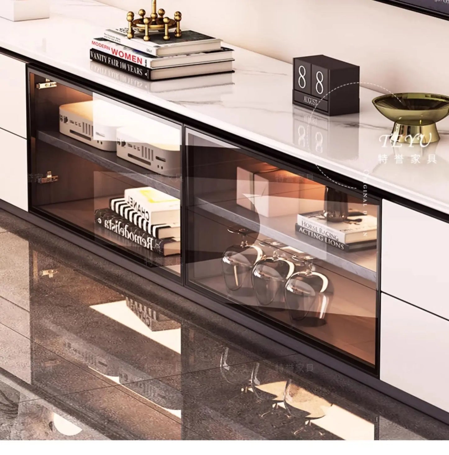 Modern Wood TV Stand
