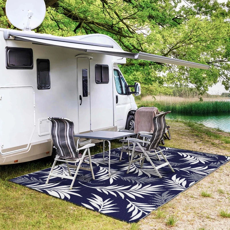 Outdoor Rug Waterproof for Patios Clearance Reversible Camping Rug Carpet Large Area Rugs Mats for Balcony Porch Beach Picnic