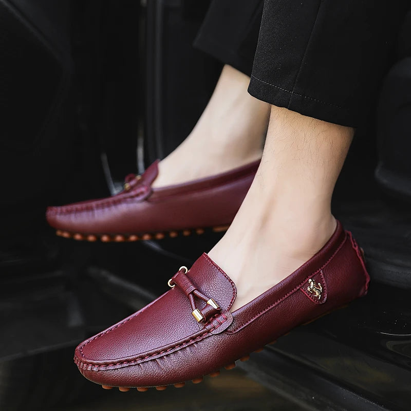 Mens Dress Shoes Men's Formal Leather Shoes for Men Elegant Casual Business Social Male Shoe Wedding Party Shoes Driving Shoe