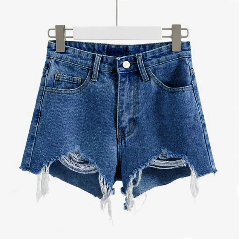 Korean A-Line Summer Denim Shorts