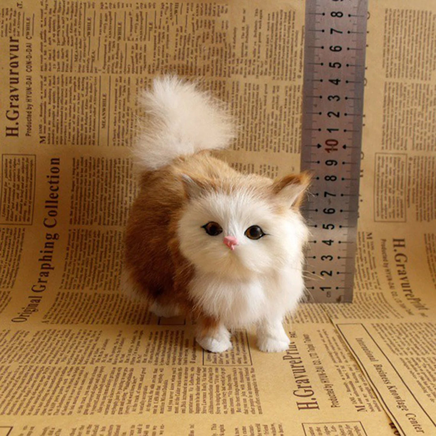 Simulation Cat Toys Plush Toys Simulation Models Children'S Gifts Cadeaux InvitéS هدايا