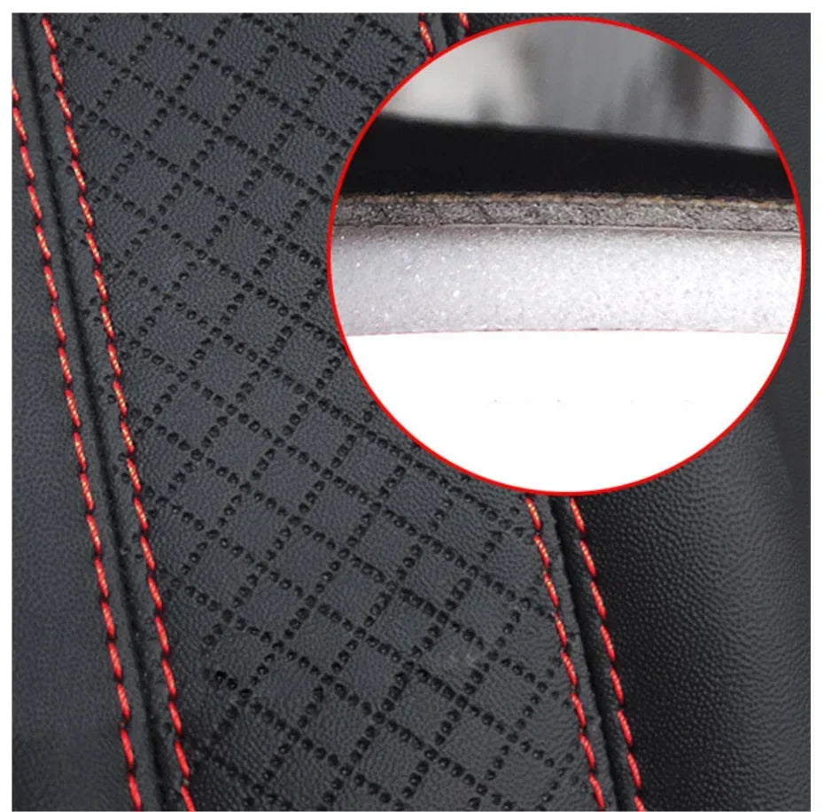 Car Accessories, Seat Belt Shoulder Protection, PU Leather Seat Belt Protective Cover, Comfortable And Breathable Car Supplies