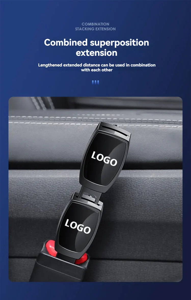 New Adjustable Car Interior Seat belt Clip Metal Extenders Car Safety Belt Extension Car Accessories For BYD Car