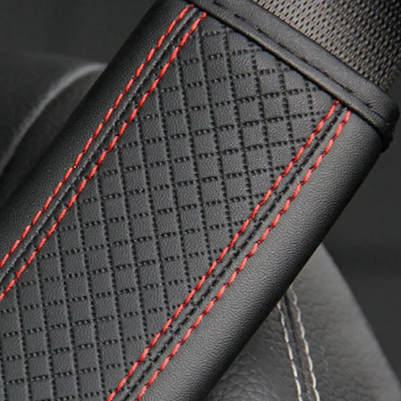 Car Accessories, Seat Belt Shoulder Protection, PU Leather Seat Belt Protective Cover, Comfortable And Breathable Car Supplies