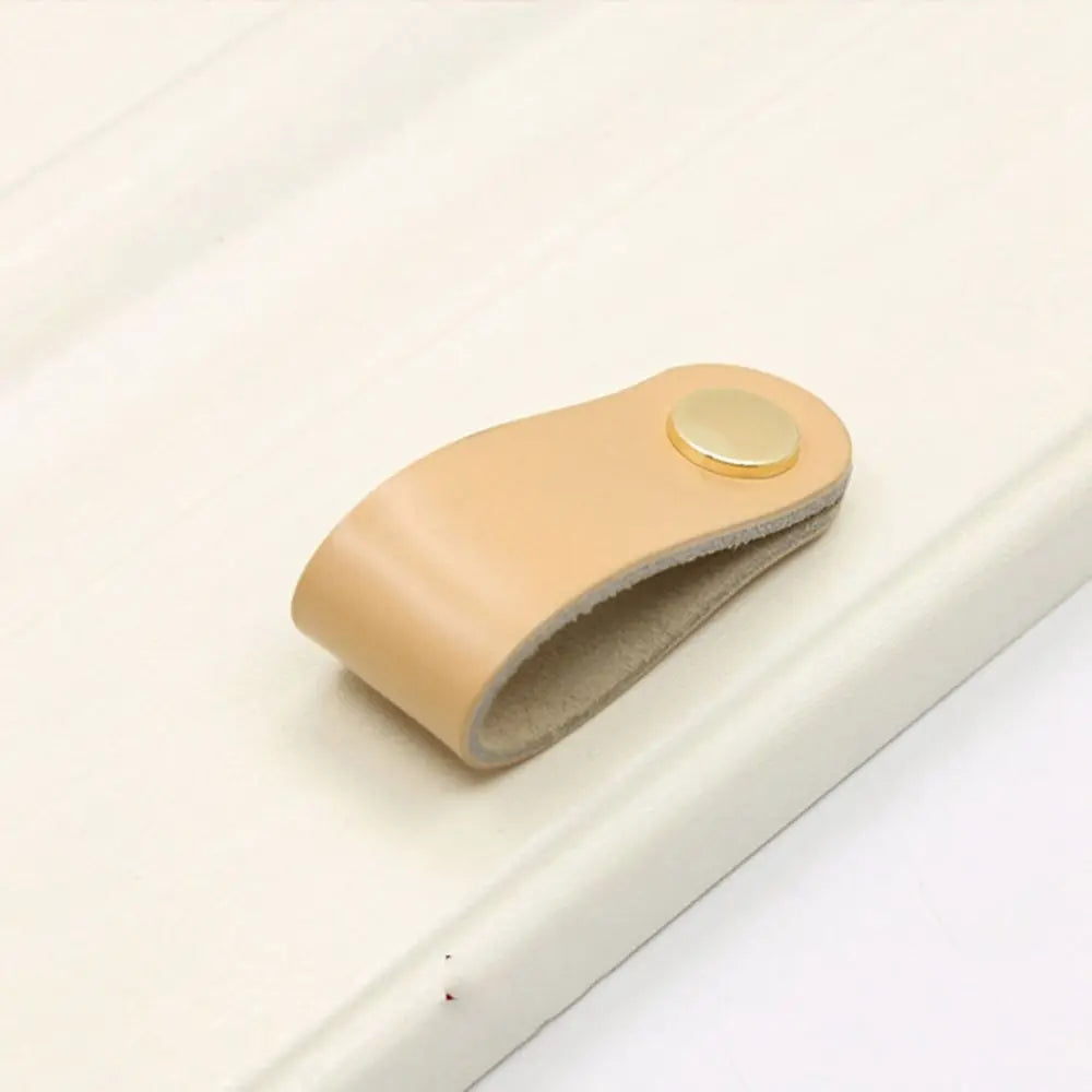Furniture Modern Style Kitchen Wardrobe Cabinet Environmentally Soft Door Pulls Furniture Knobs Drawer Handle Leather Handle