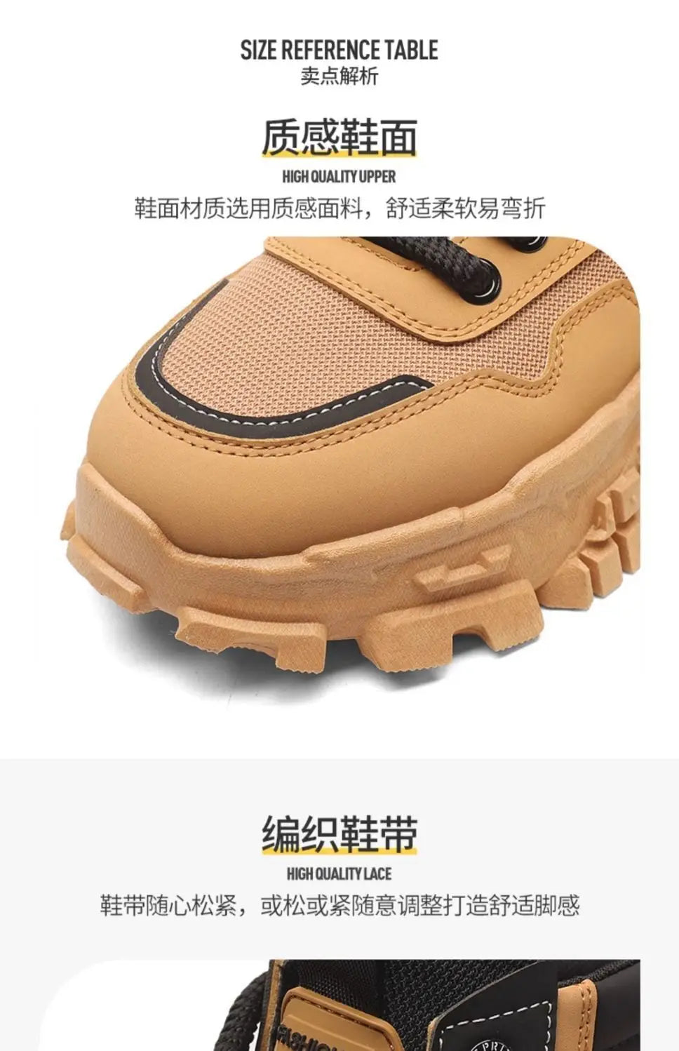 Mens Boots Leather Shoes Platform Boots for Men Outdoor Sneakers Motorcycle Ankle Boots Male Work Boot Casual Hiking Shoes