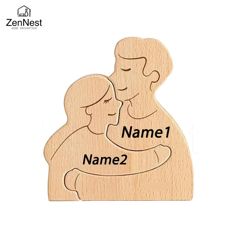 Personalized Home Puzzles, Custom Wooden Home Decorations, Warm Home Decorations, Mother's Day Father's Day Warm Gifts