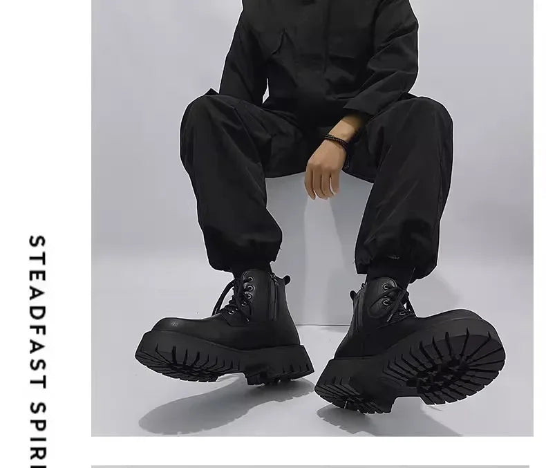 Tactical Boots Men Man Shoes Work and Safety Shoes Dress Booty Man High Heel Ankle Boots Mens Shoe Casual Sneakers Men's Boot