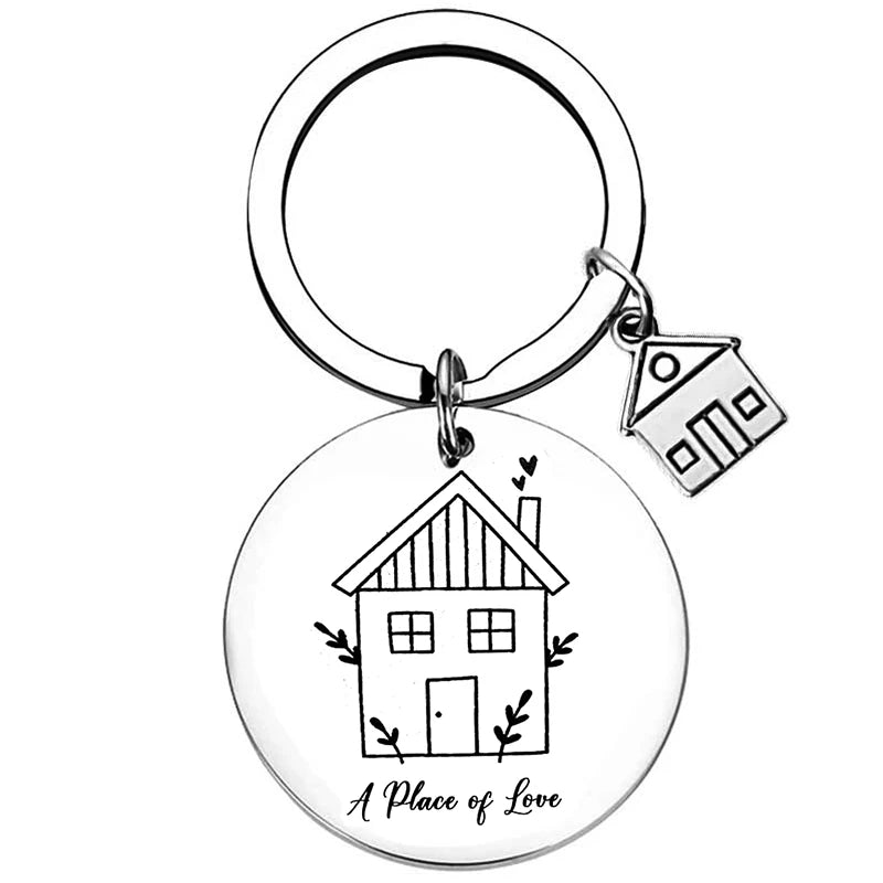 New Home Housewarming Gifts keyrings keychains House Warming Gifts New Home First Home key chains