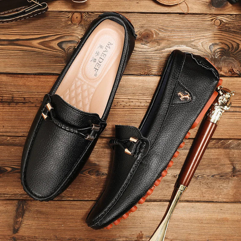 Mens Dress Shoes Men's Formal Leather Shoes for Men Elegant Casual Business Social Male Shoe Wedding Party Shoes Driving Shoe
