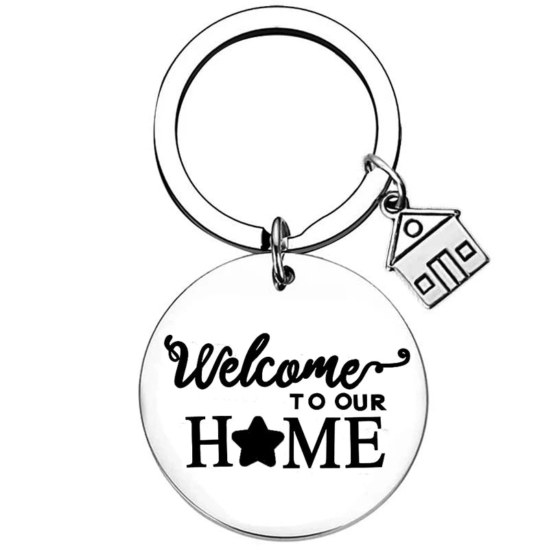 New Home Housewarming Gifts keyrings keychains House Warming Gifts New Home First Home key chains
