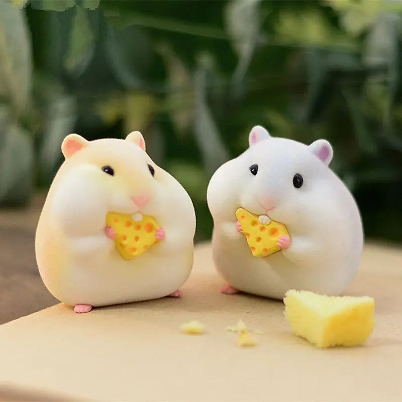 Home Decoration Cute Hatted Coin Hamster Luxury Home Decor For Car Interior Hanging Home Accessories Pendant desk decoration