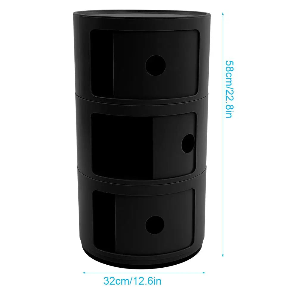 Furniture Cabinet Nightstand Bedside Cabinet Modern Furniture Bedside Cabinet Nightstand Multifunctional Circle Storage Table