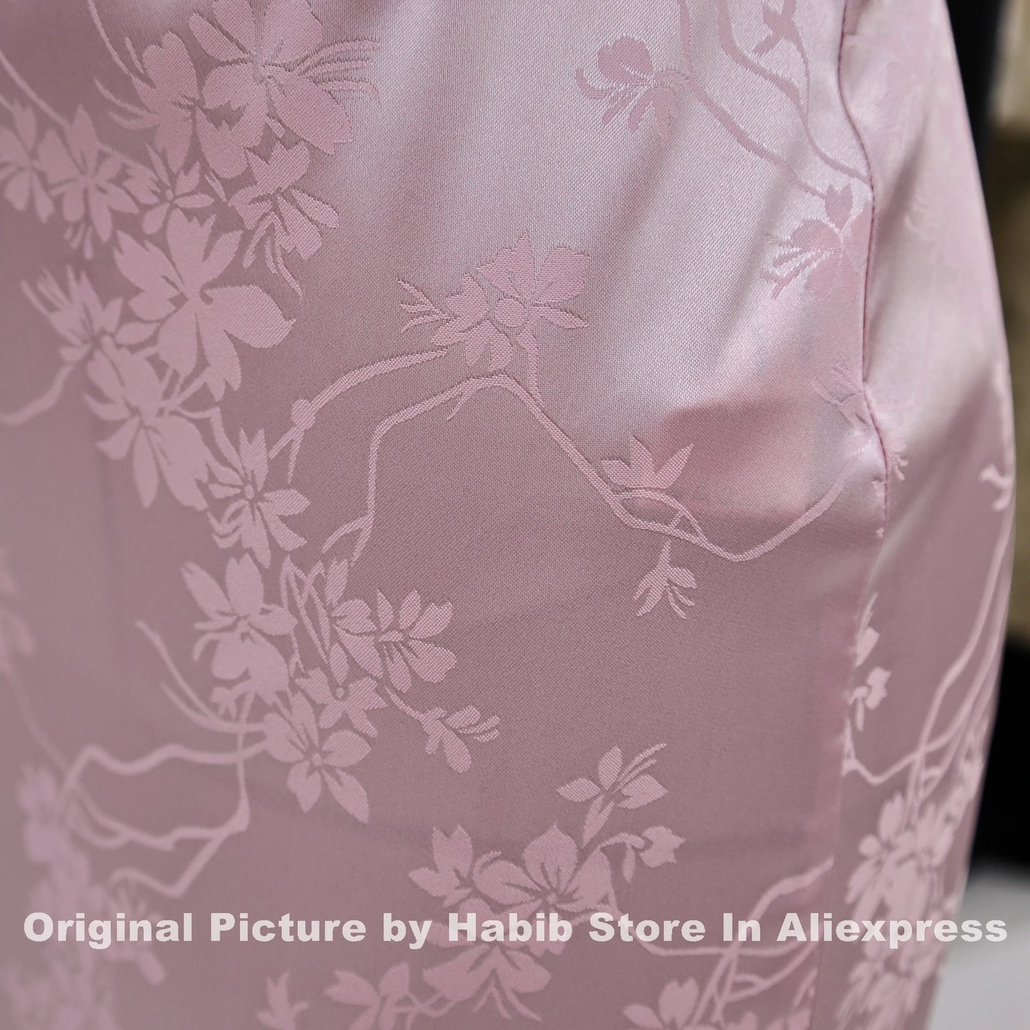 Pink Satin Skirts For Woman Floral PRINT Skort Office Lady Casual Simple A Line Straight Pencil Long Midi Skirt Female Like Silk