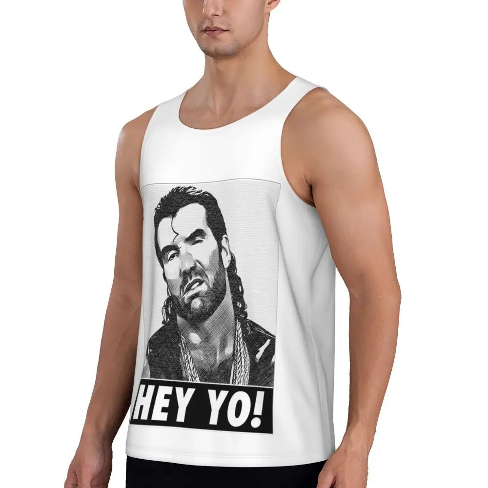 Men's Rip Razor Ramon Hey Yo Tank Top Fitness Sports Sleeveless Tops Summer Wrestling Legend Vest 3D Quick Drying Tops