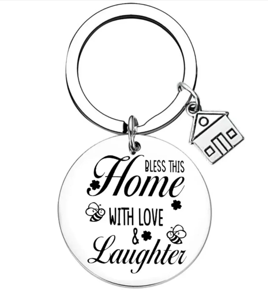 New Home Housewarming Gifts keyrings keychains House Warming Gifts New Home First Home key chains