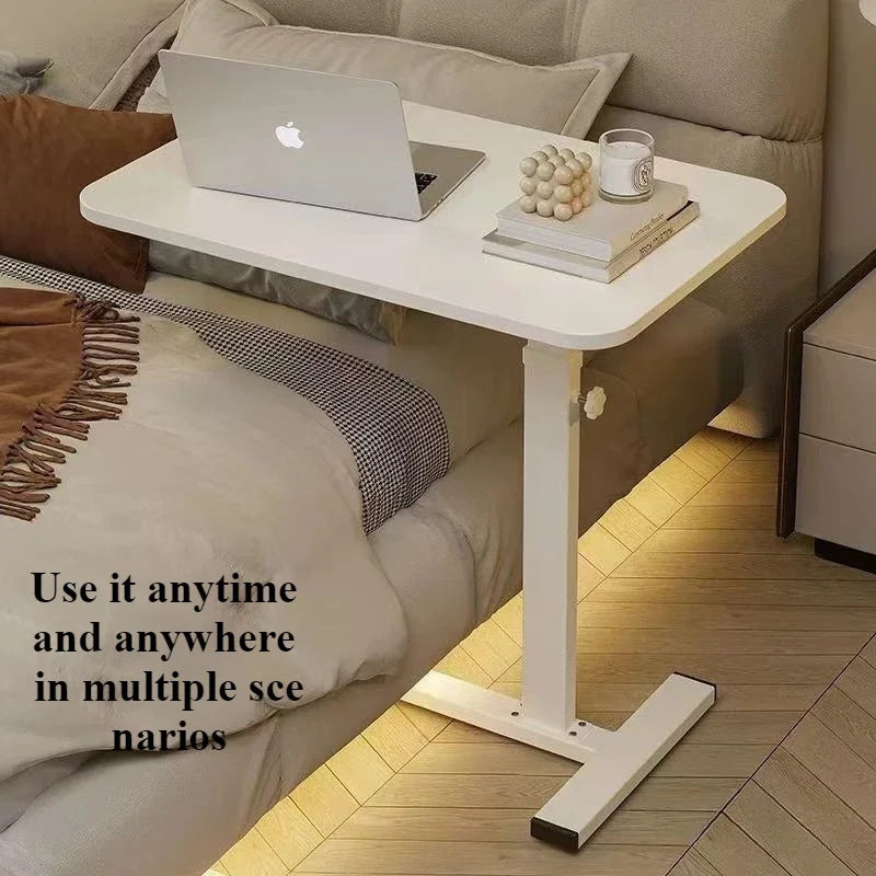 Mobile Bedside Table Household Office Desk Bedroom Folding Tables Student Dormitory Elevating Computer Desk Movable Workbench