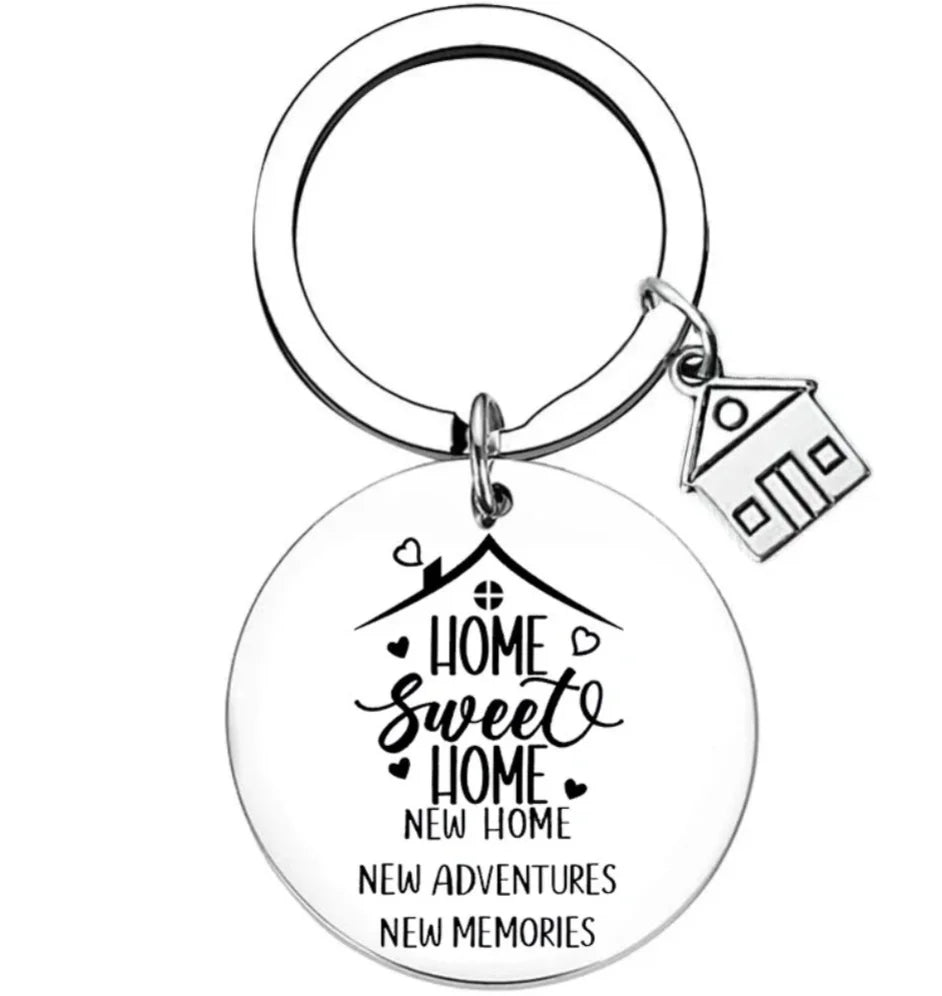 New Home Housewarming Gifts keyrings keychains House Warming Gifts New Home First Home key chains