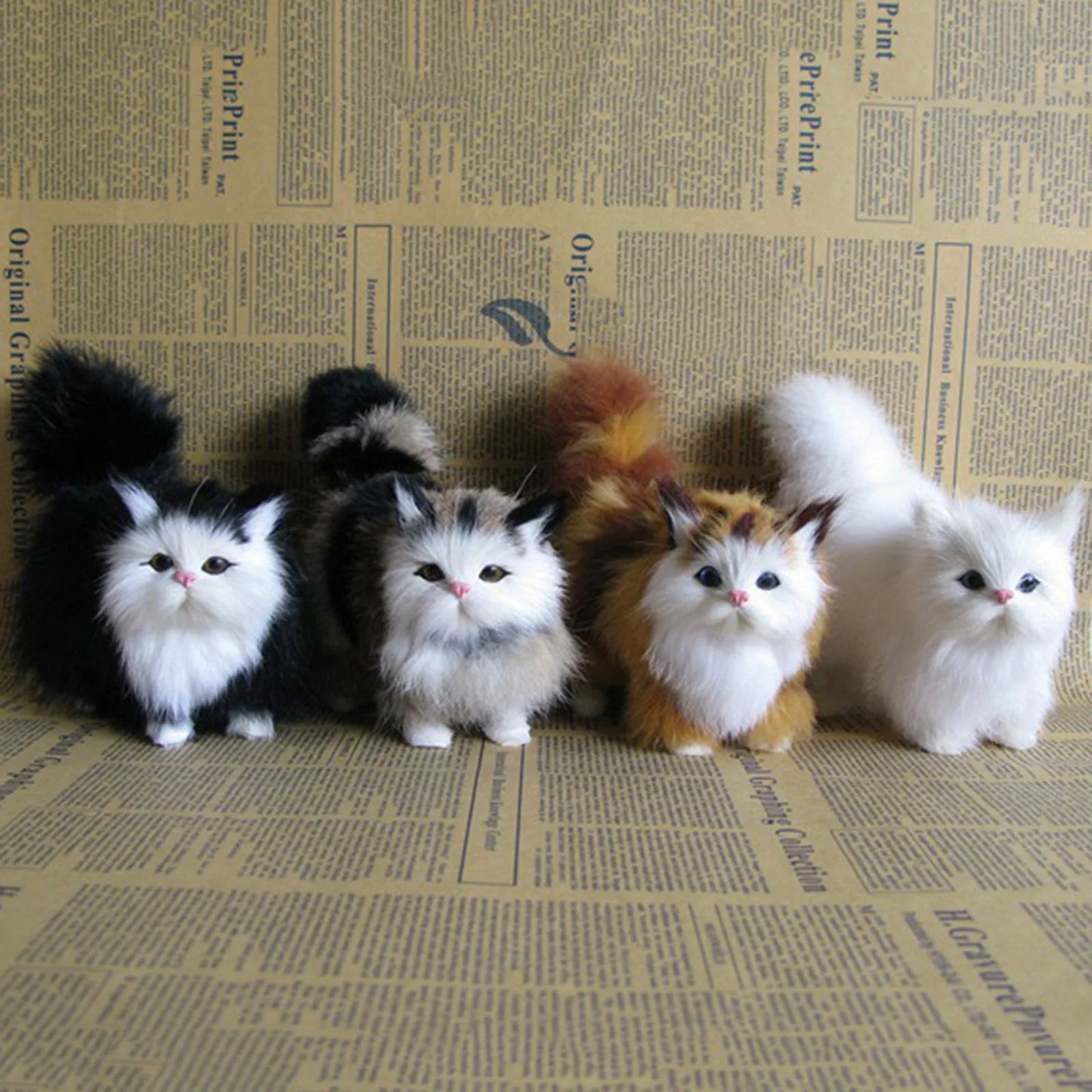 Simulation Cat Toys Plush Toys Simulation Models Children'S Gifts Cadeaux InvitéS هدايا