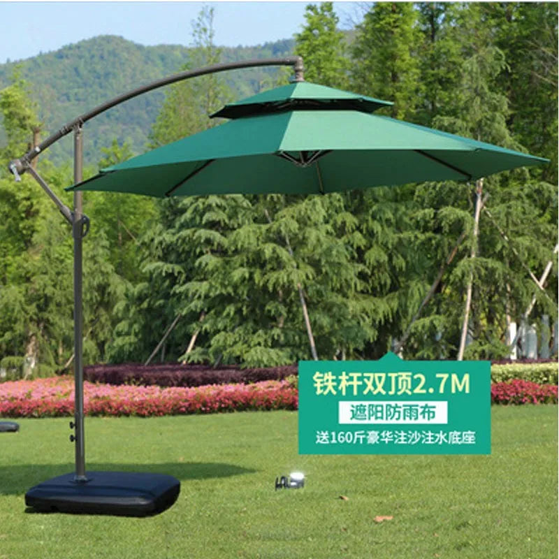 Outdoor villa courtyard garden balcony sunshade banana outdoor terrace side rainproof parasol wholesa
