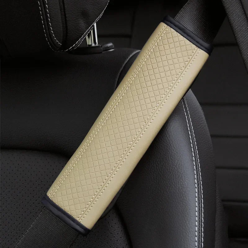 Car Accessories, Seat Belt Shoulder Protection, PU Leather Seat Belt Protective Cover, Comfortable And Breathable Car Supplies