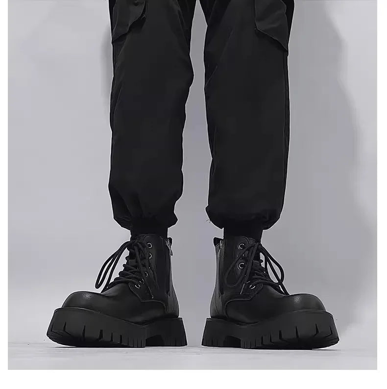 Tactical Boots Men Man Shoes Work and Safety Shoes Dress Booty Man High Heel Ankle Boots Mens Shoe Casual Sneakers Men's Boot