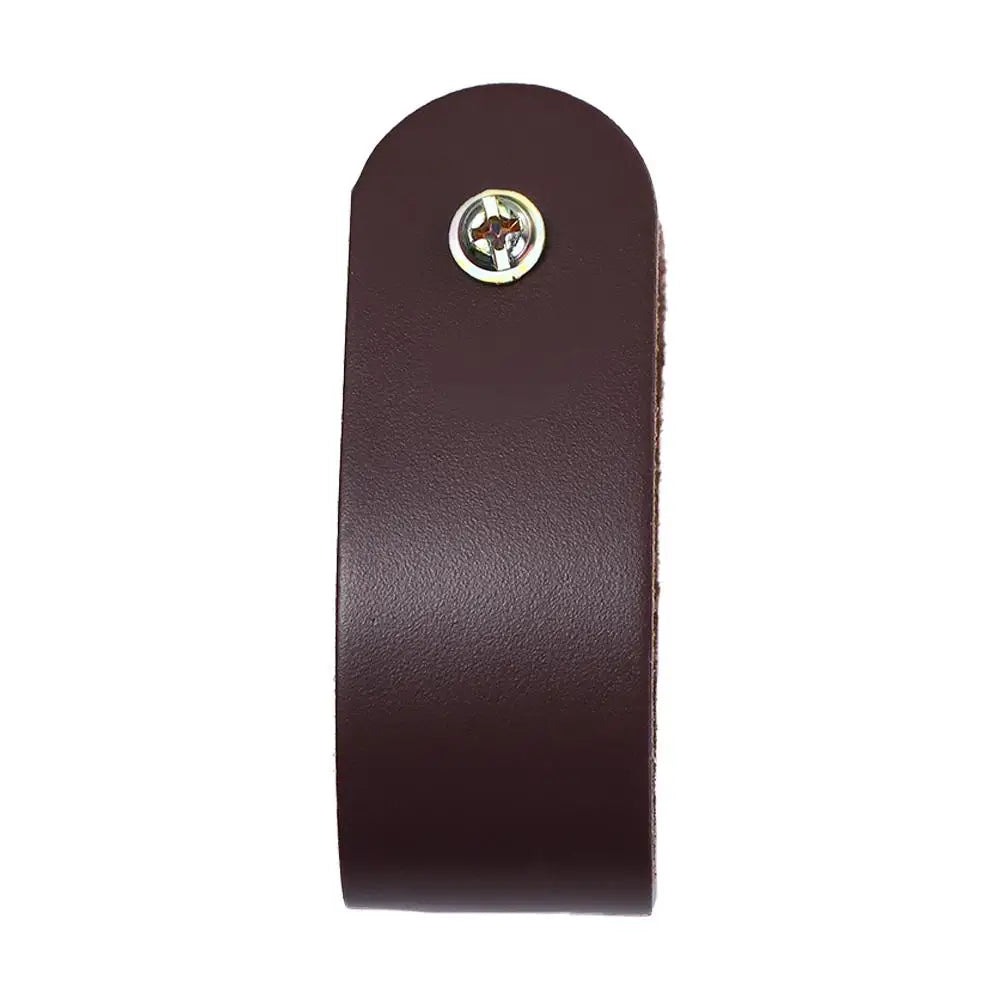 Furniture Modern Style Kitchen Wardrobe Cabinet Environmentally Soft Door Pulls Furniture Knobs Drawer Handle Leather Handle