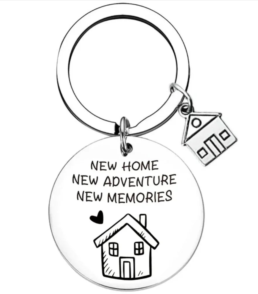 New Home Housewarming Gifts keyrings keychains House Warming Gifts New Home First Home key chains