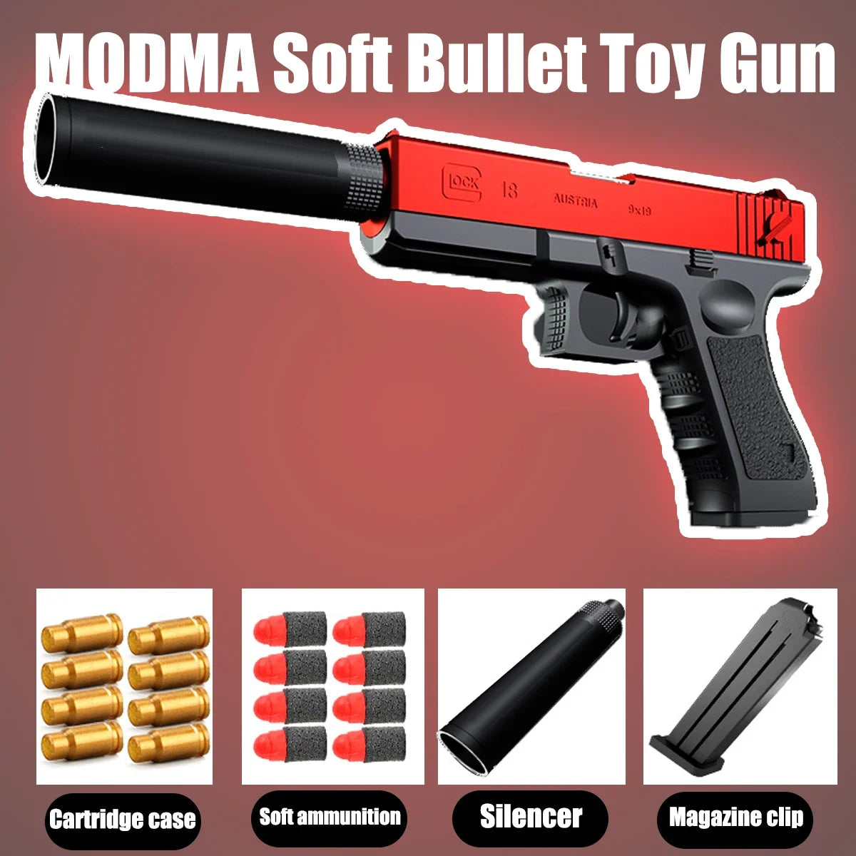 Educational Toy Gun Shell Ejecting Toy Foam Soft Bullet Blaster for Kids Boys Adults Airsoft Pistol Children Birthday Gift