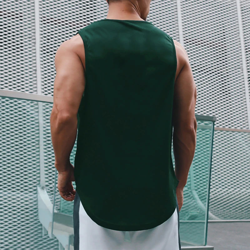 Men's Tops Tanks & Camis Basketball Clothing Tank Top Bodybuilding Mesh Gym T-shirt Man Singlets T-shirts Fitness Wear Tees