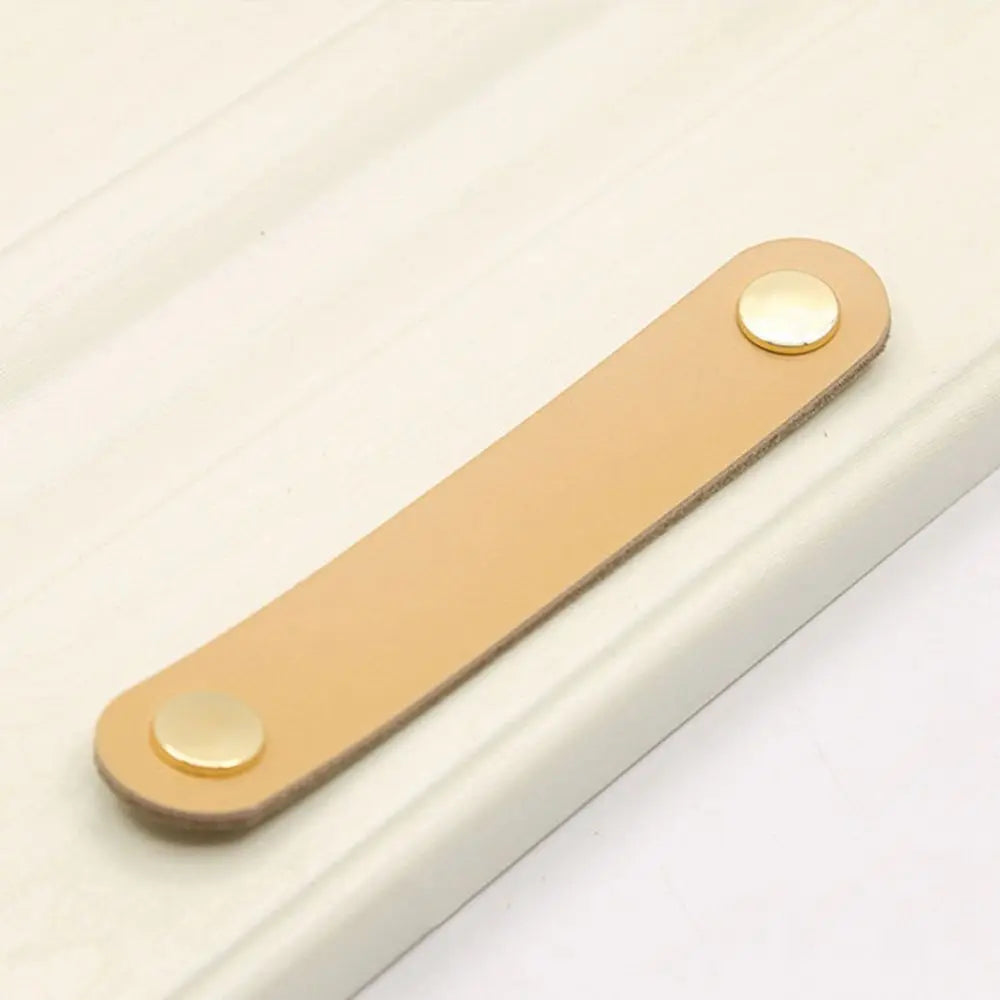 Furniture Modern Style Kitchen Wardrobe Cabinet Environmentally Soft Door Pulls Furniture Knobs Drawer Handle Leather Handle